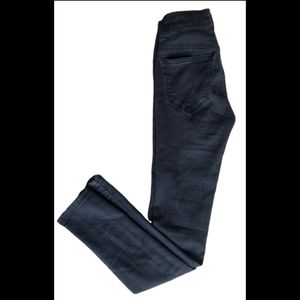 Blue Asphalt black super skinny ankle jeggings